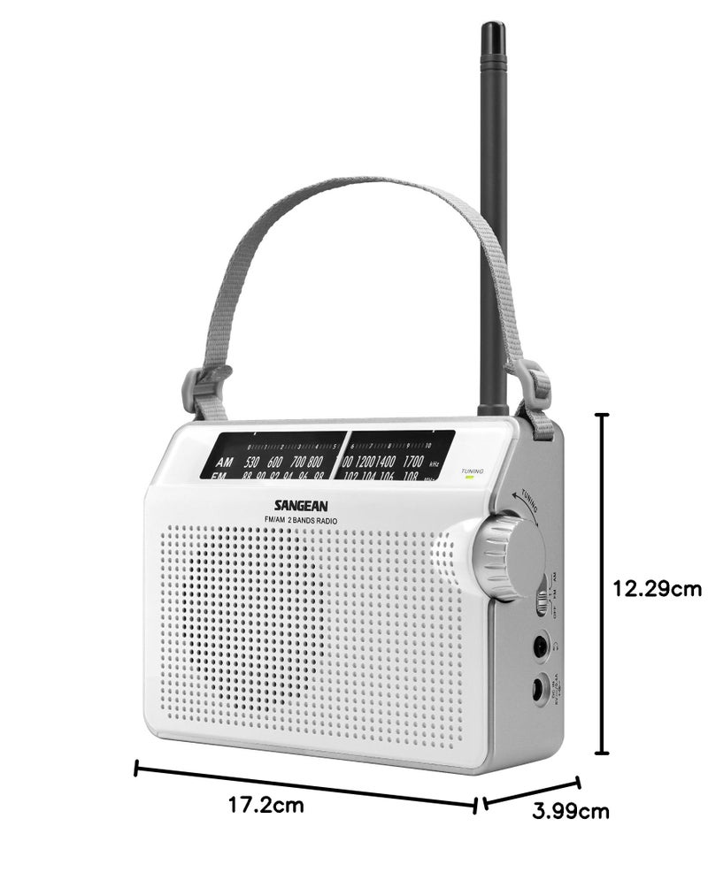 SANGEAN راديو محمول أنالوج مدمج Sangean PR-D6WH AM/FM - Image 5